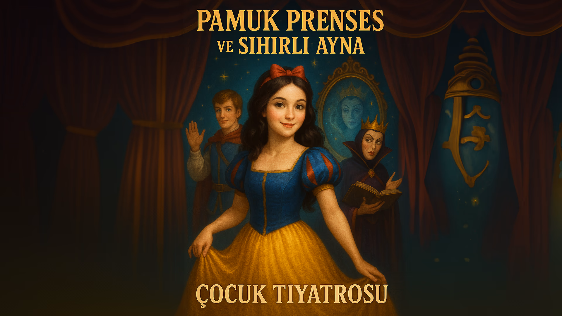 Pamuk Prenses ve Sihirli Ayna etkinlik afişi