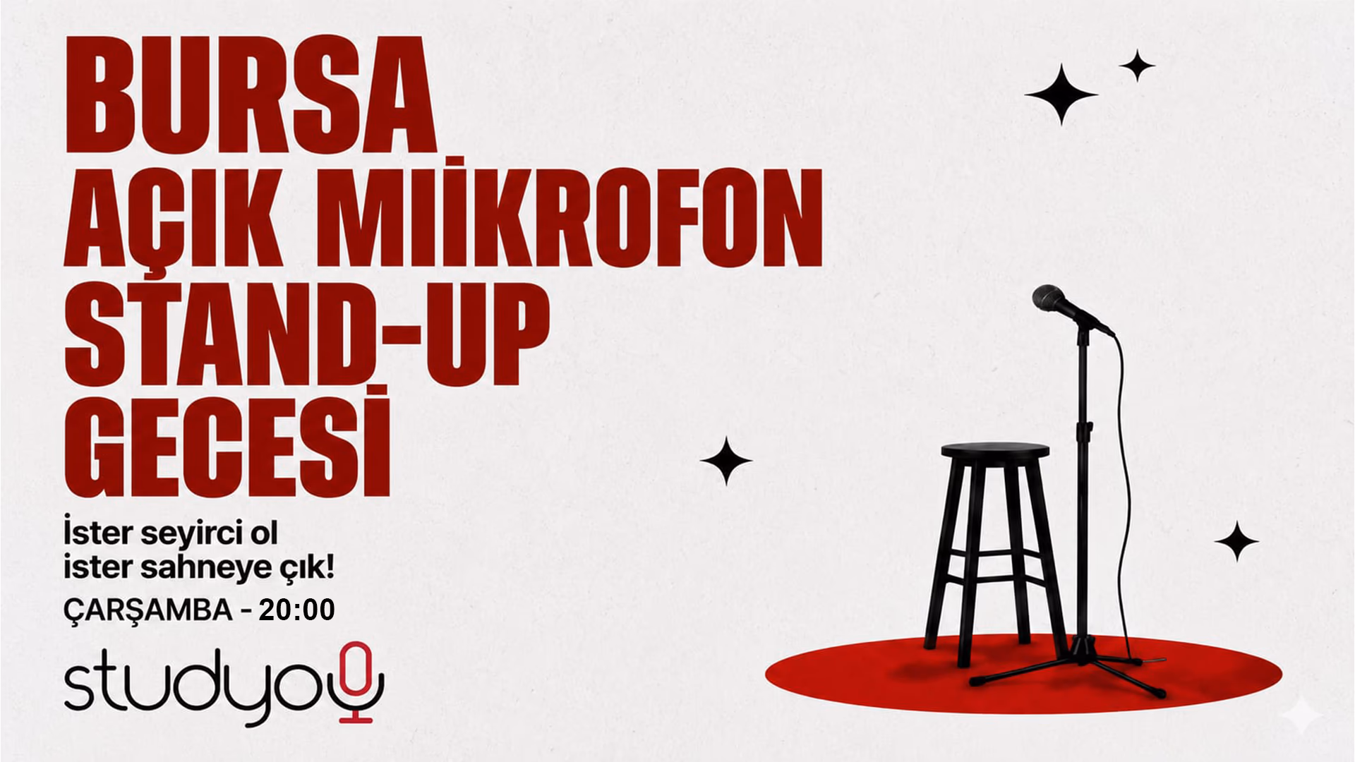 Bursa Açık Mikrofon Stand Up Gecesi