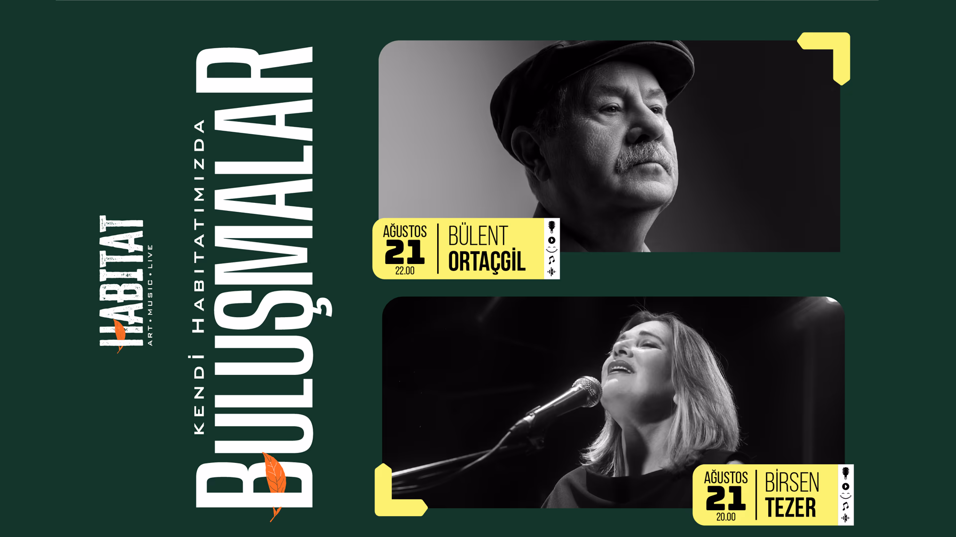 Habıtat Art Music Live Birsen Tezer & Bülent Ortaçgil