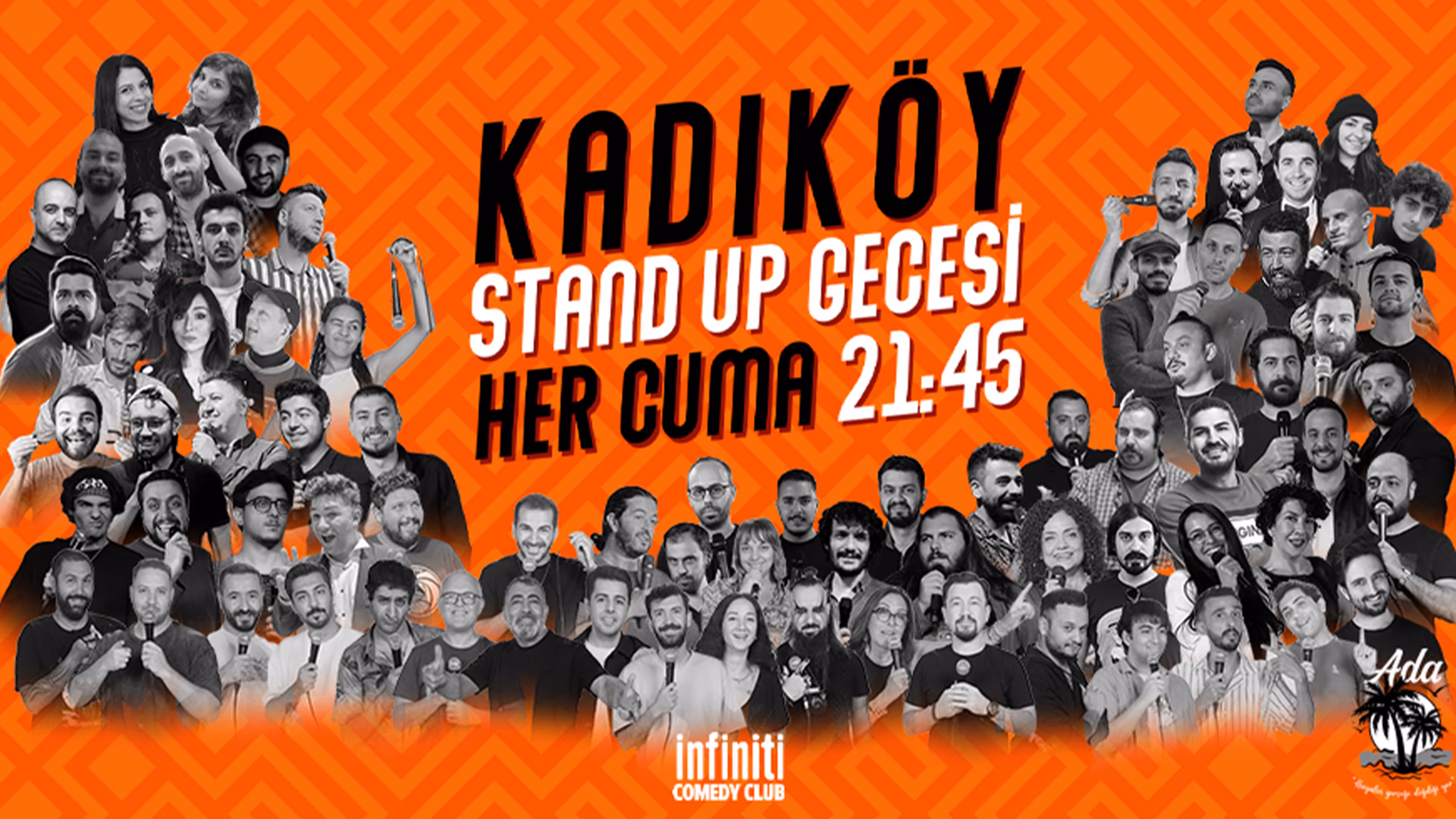 Kadıköy Stand Up Gecesi Cuma 21:45 etkinlik afişi