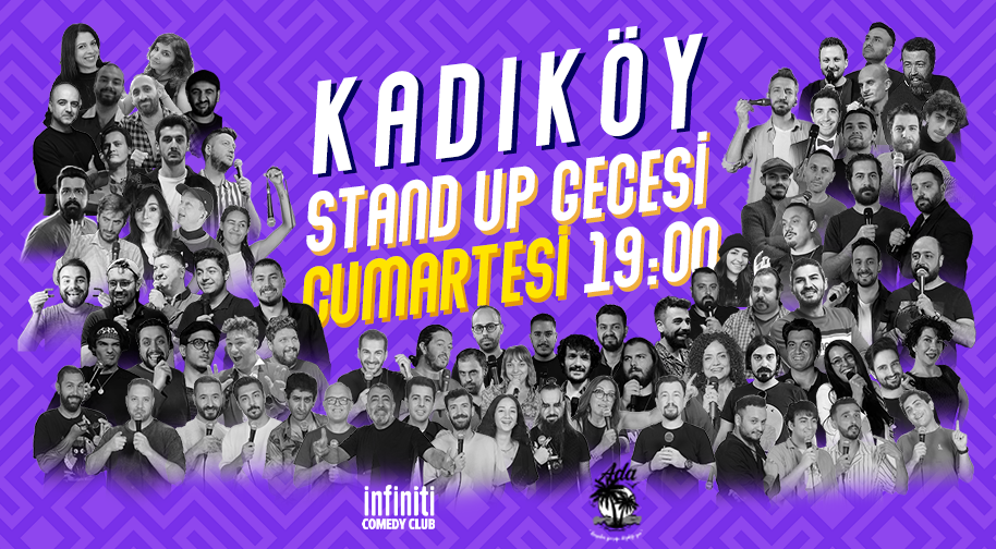 Kadıköy Stand Up Gecesi Cumartesi 19:00 etkinlik afişi