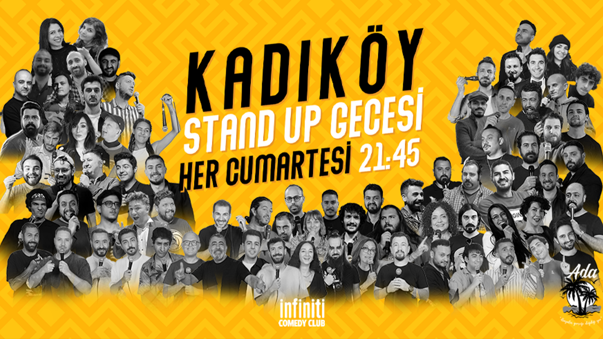 Kadıköy Stand Up Gecesi Cumartesi 21:45 etkinlik afişi