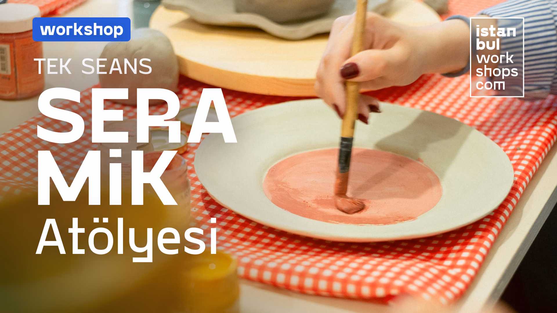 Seramik Atölyesi etkinlik afişi