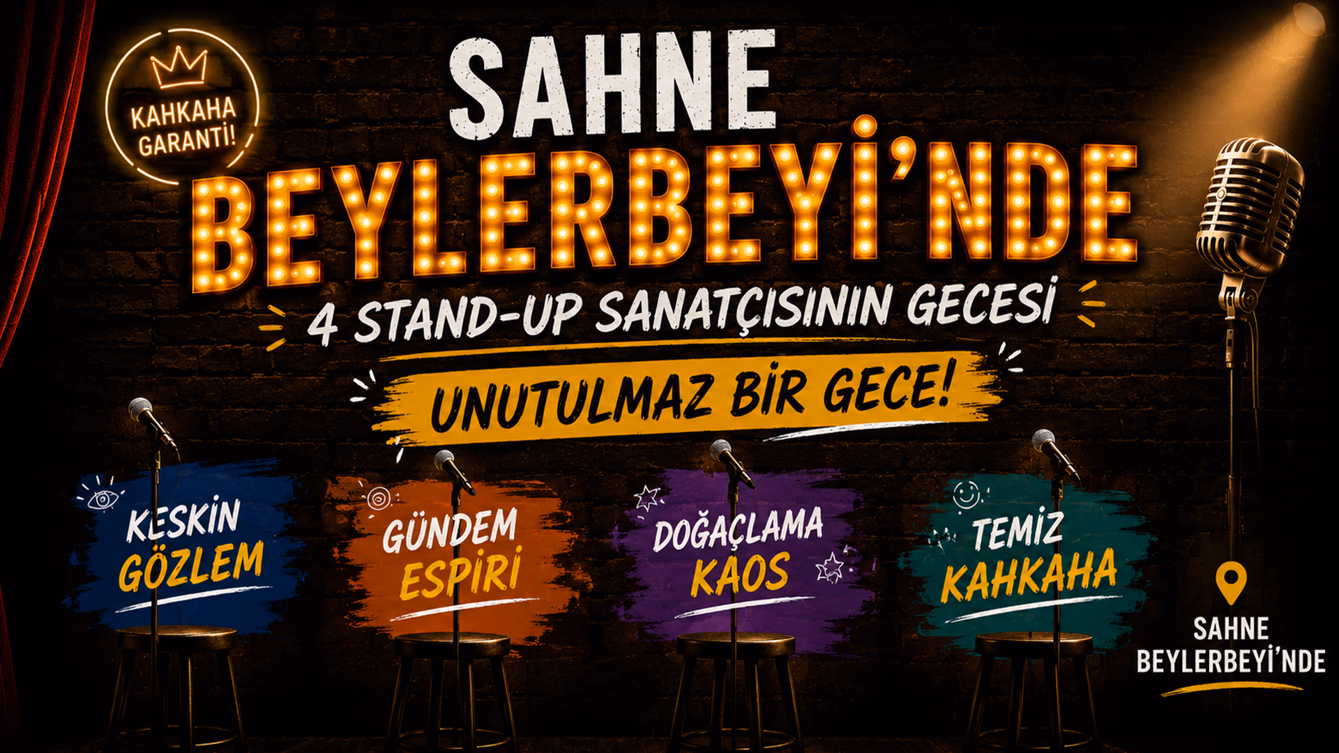 Stand Up Show etkinlik afişi