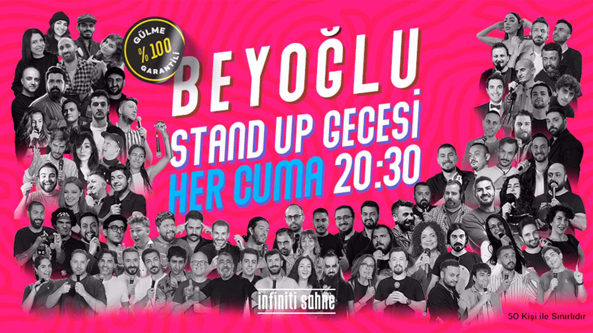 Stand Up Taksim - Beyoğlu Gecesi Cuma 20:30 etkinlik afişi
