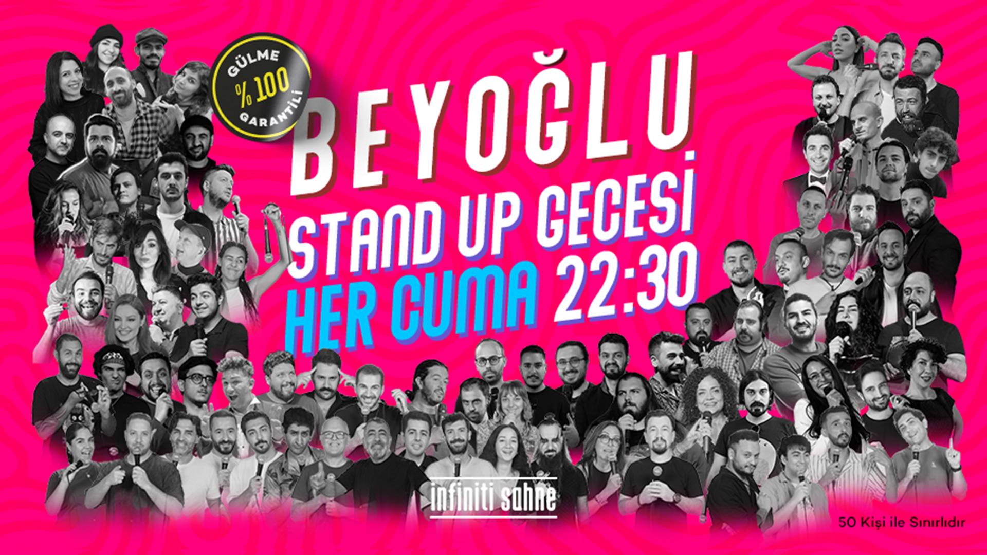 Stand Up Taksim - Beyoğlu Gecesi Cuma 22:30 etkinlik afişi