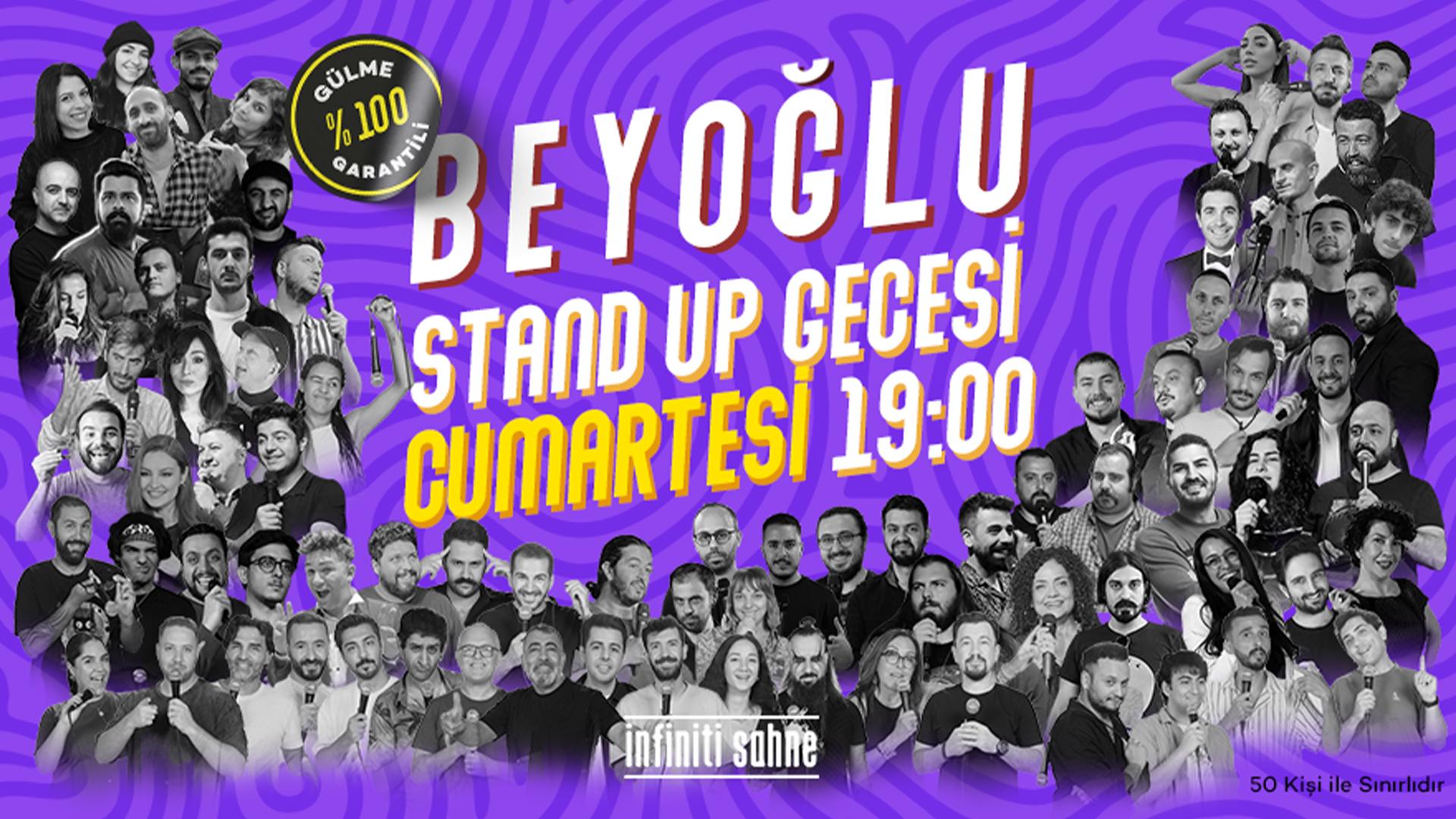 Stand Up Taksim - Beyoğlu Gecesi Cumartesi 19:00 etkinlik afişi