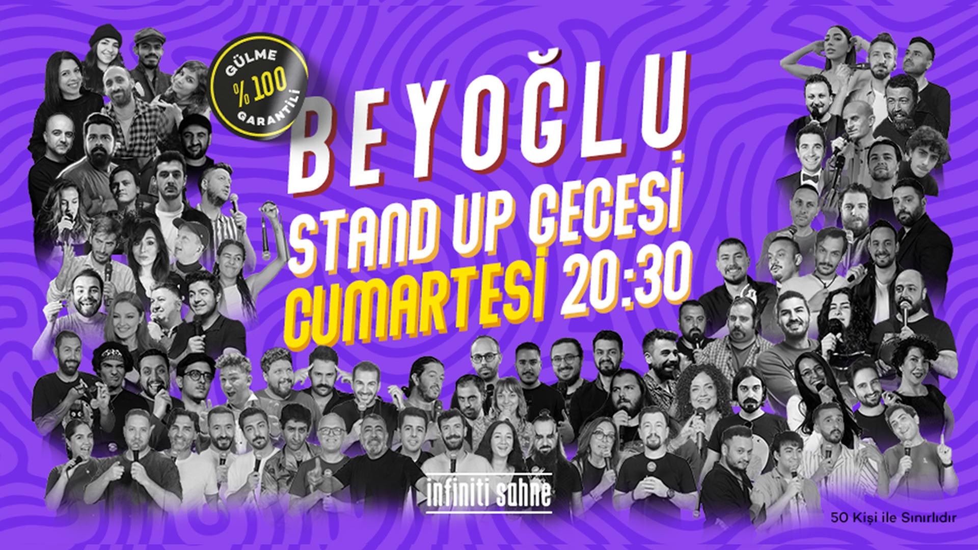Stand Up Taksim - Beyoğlu Gecesi Cumartesi 20:30 etkinlik afişi