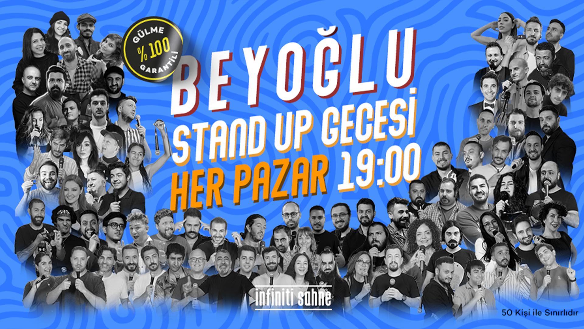 Stand Up Taksim - Beyoğlu Gecesi Pazar 19:00 etkinlik afişi