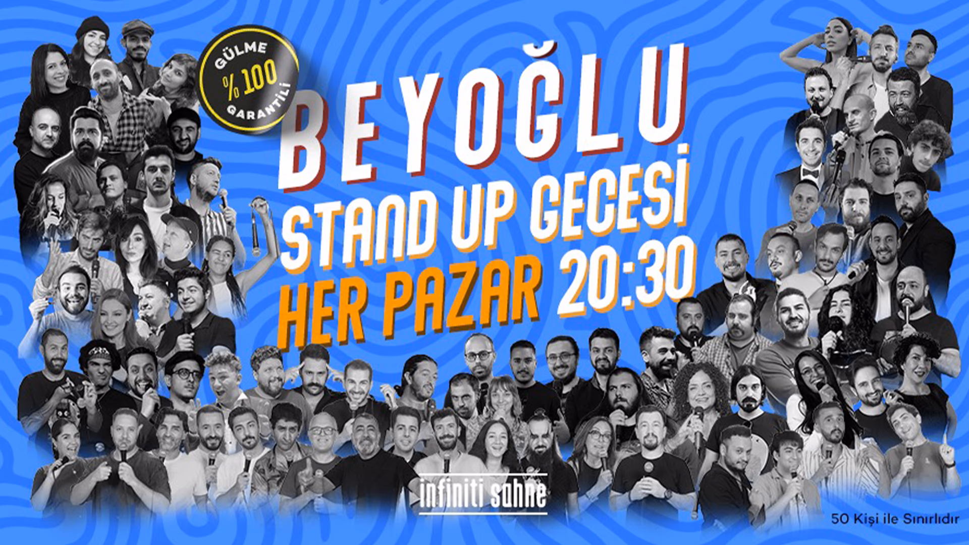 Stand Up Taksim - Beyoğlu Gecesi Pazar 20:30 etkinlik afişi