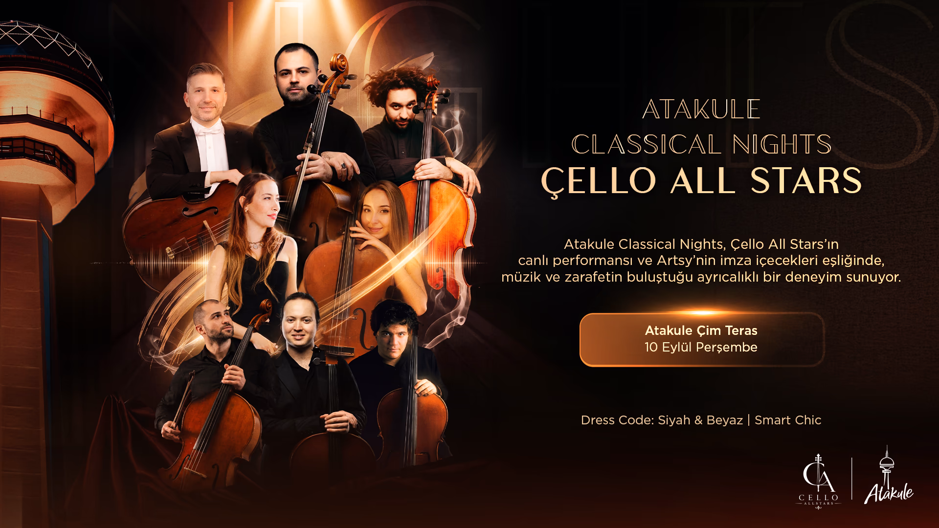 Atakule Classical Nights - Çello All Stars