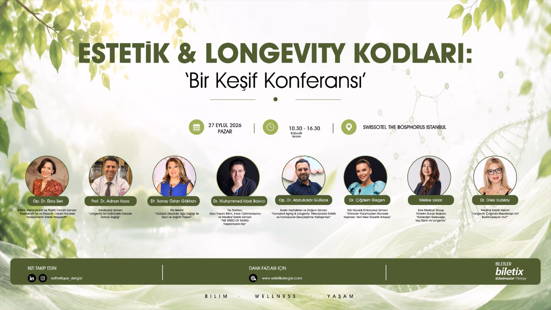 Estetik & Longevity Kodları: Bir Keşif Konferansı
