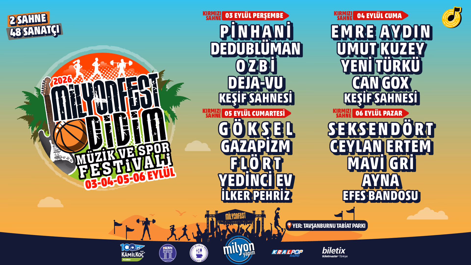 Milyonfest Didim 2026 - Perşembe