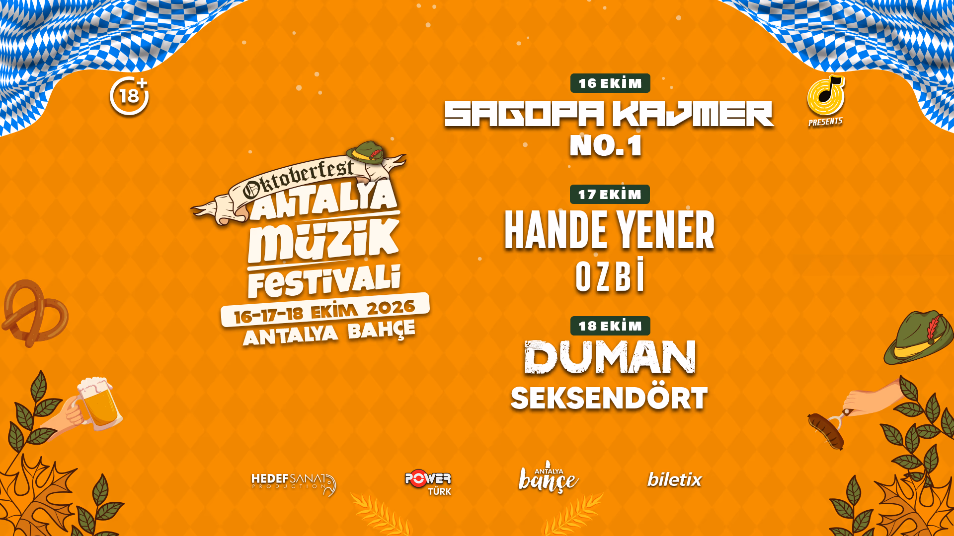 Oktoberfest X Antalya Müzik Festivali - 3.Gün (Duman - Seksendört)
