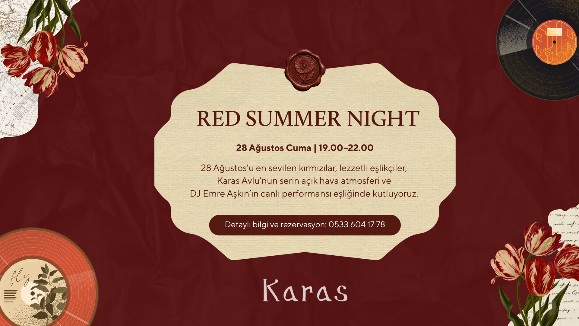 Red Summer Night etkinlik afişi