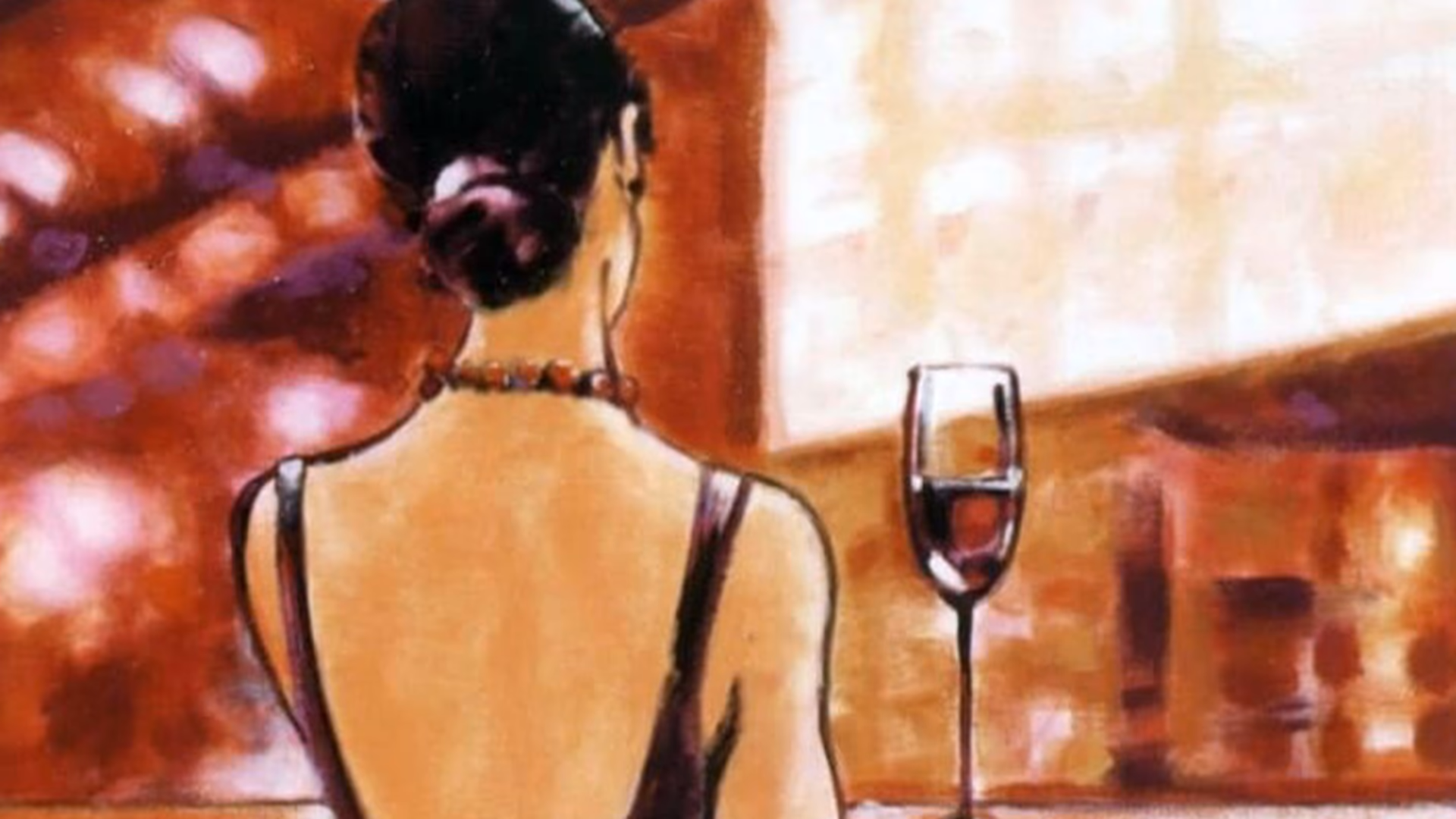 Resim - Bir Bar Taburesi Üstünde