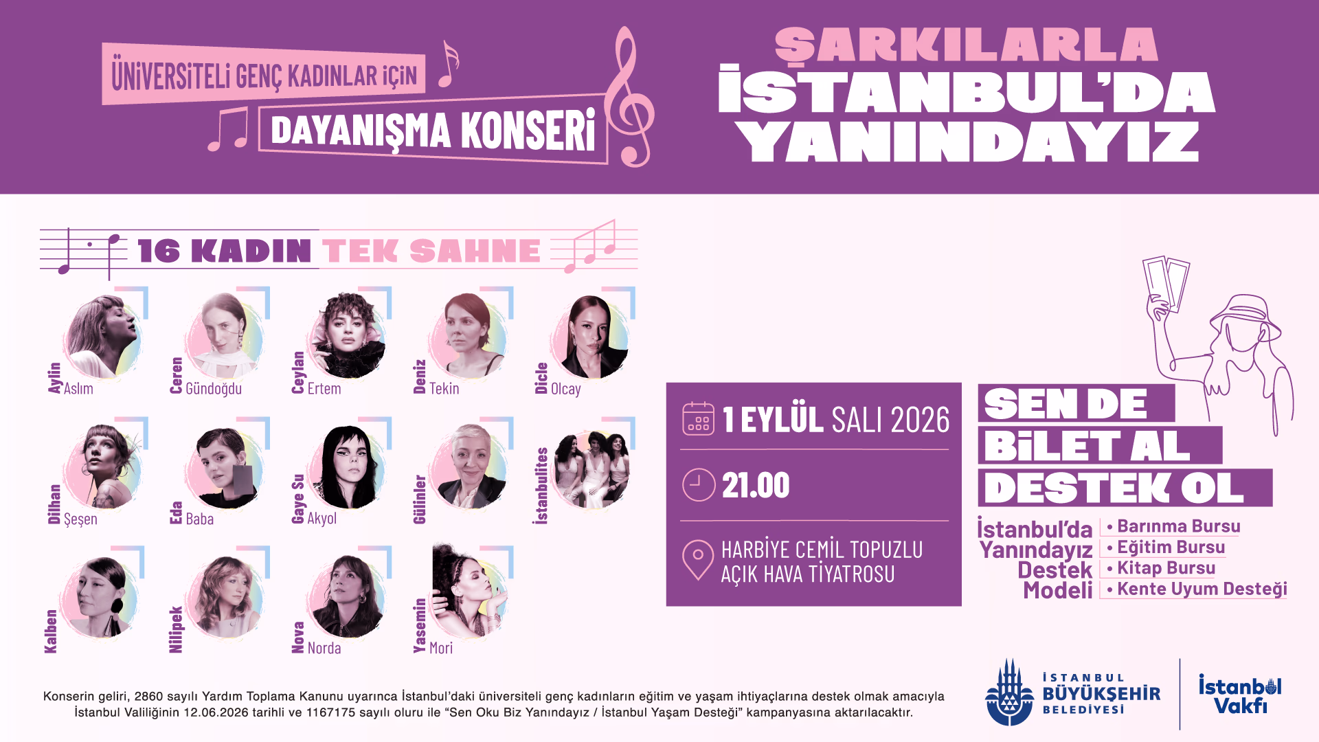 Şarkılarla İstanbul'da Yanındayız