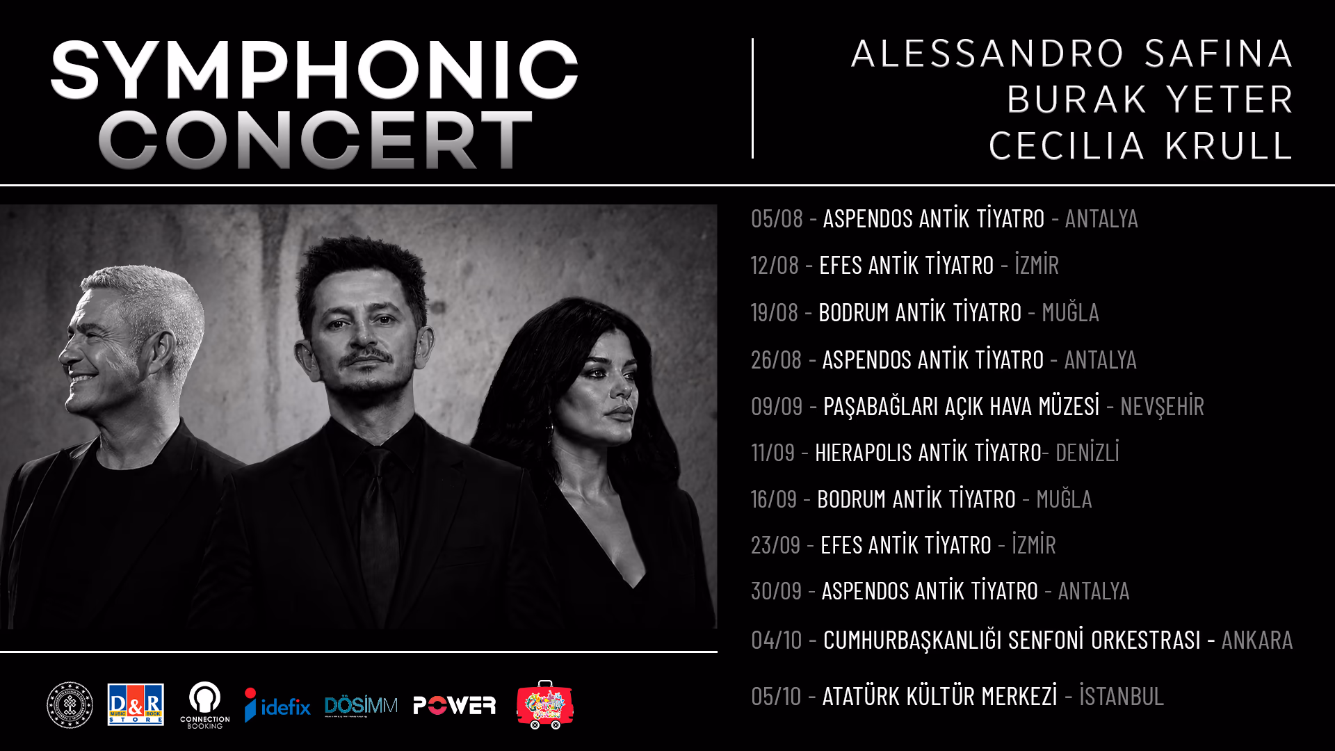 Symphonic Concert with Burak Yeter & Alessandro Safina & Cecilia Krull