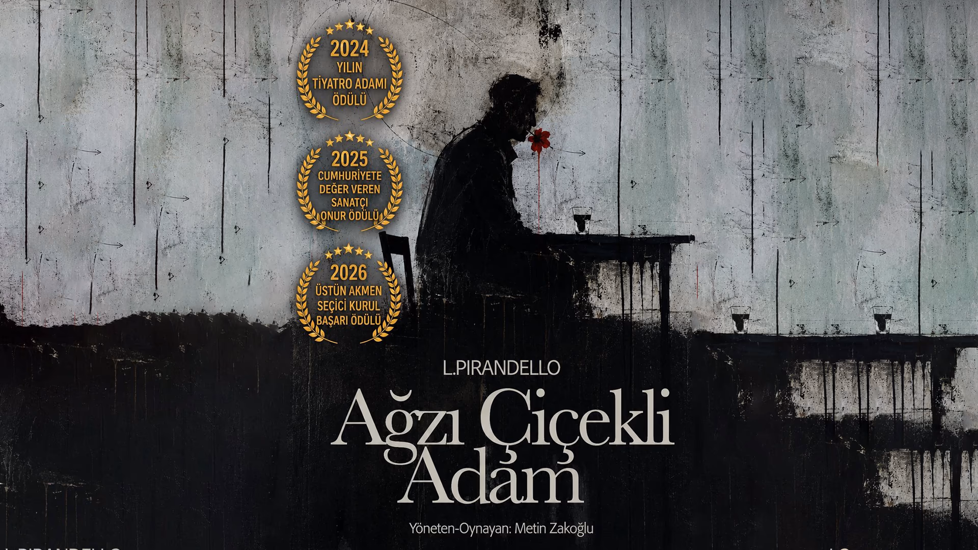 Ağzı Çiçekli Adam etkinlik afişi