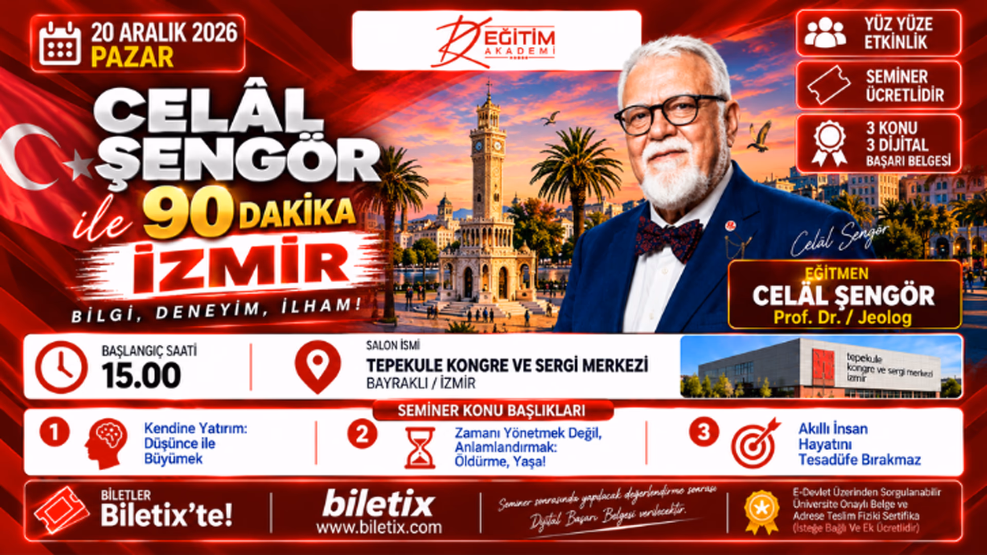Celal Şengör ile 90 Dakika - İzmir