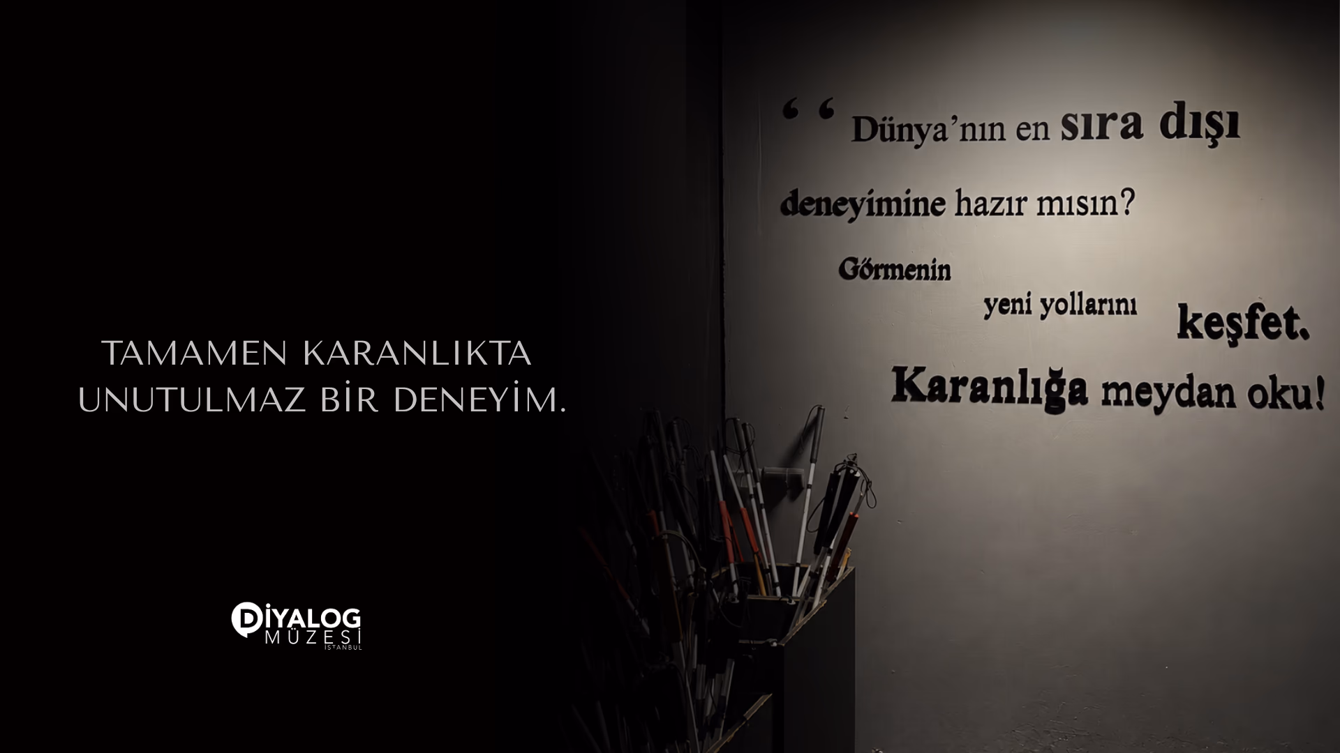 İstanbul Diyalog Müzesi | Karanlık Deneyimi etkinlik afişi