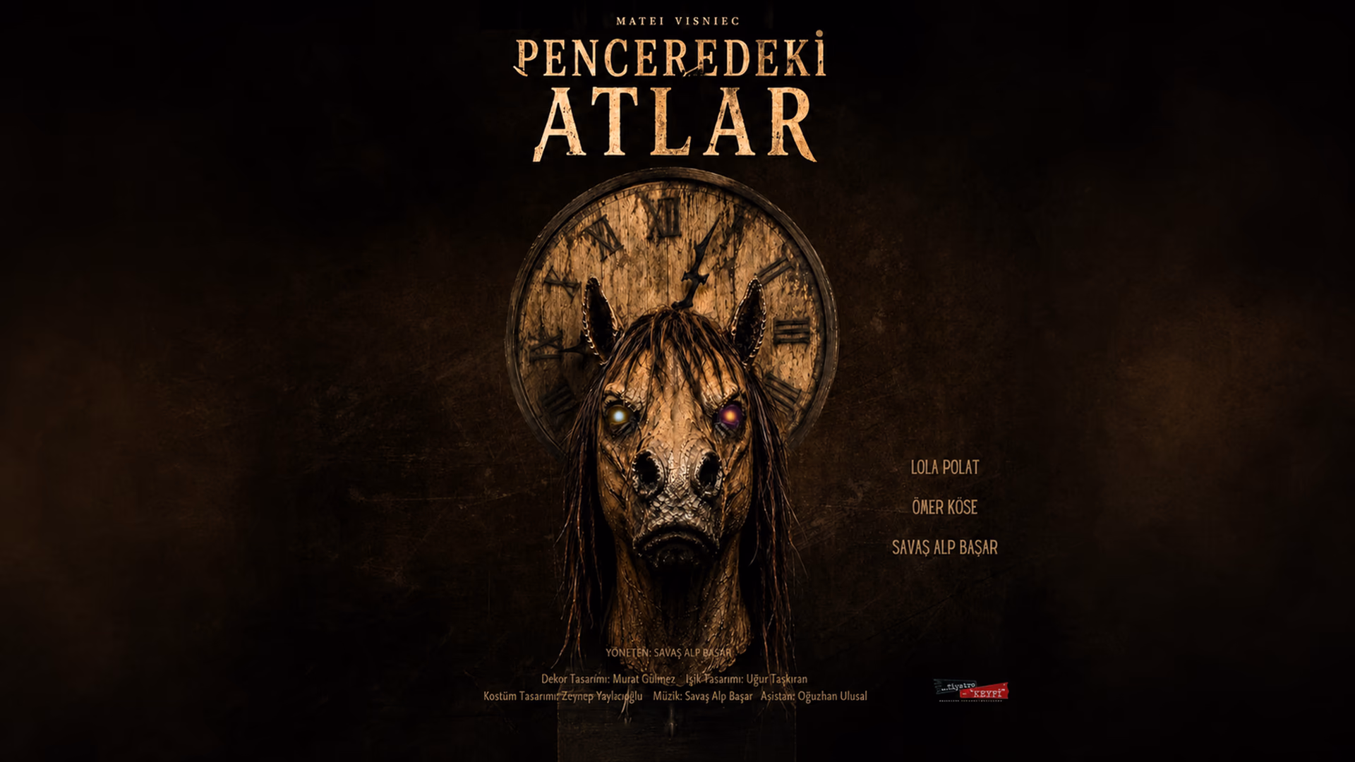 Penceredeki Atlar etkinlik afişi