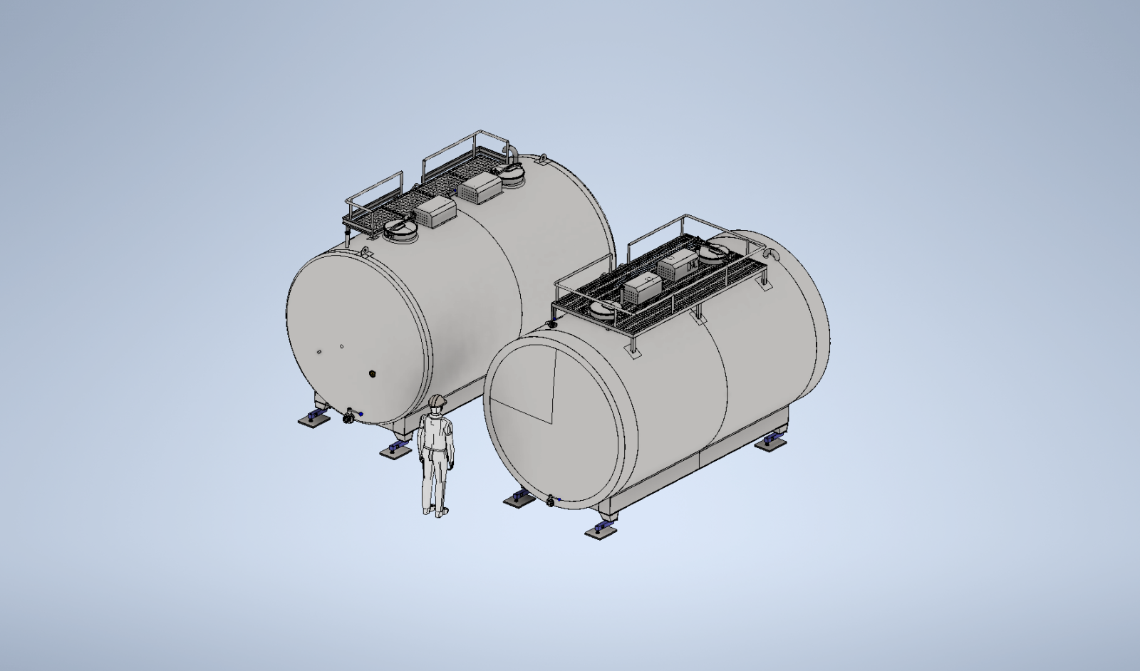 Çift Cidarlı Süt Bekletme ve Soğutma Tankları